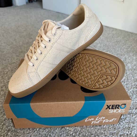XeroShoes Dillon Canvas – Natural Canvas Sneaker, Womens, USA8.5, NWT - Picture 6 of 9